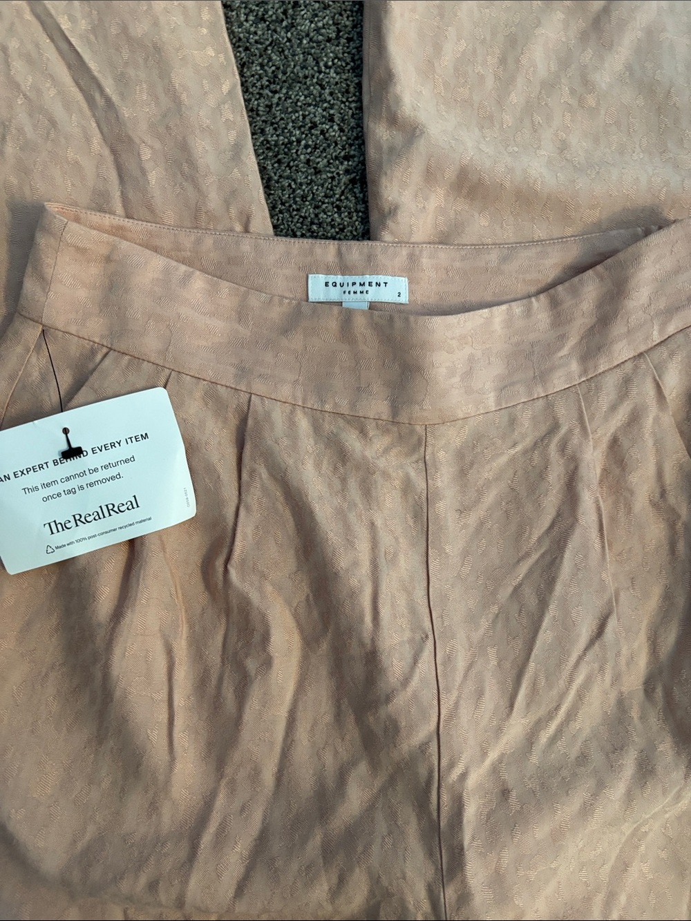 Equipment Blush Textured Pants